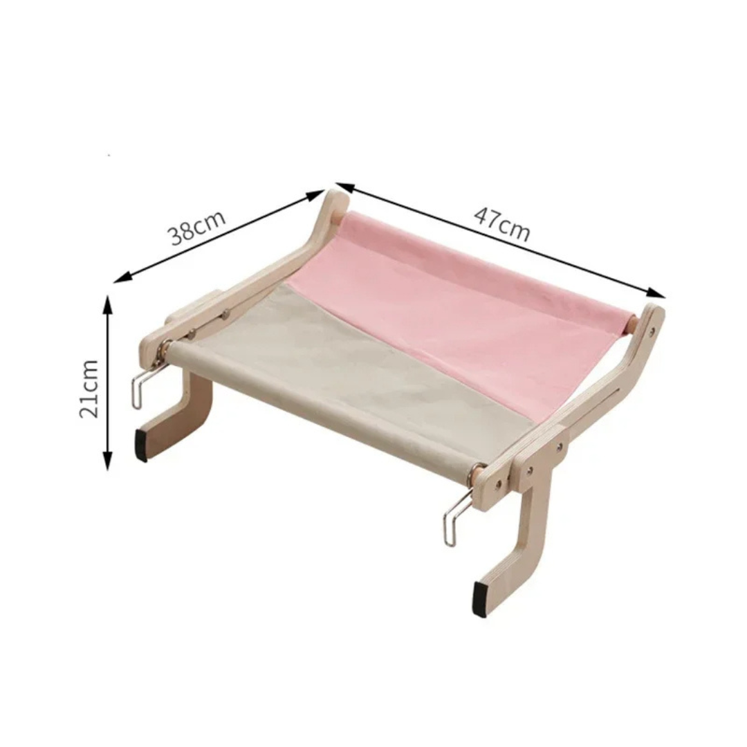 Cama Suspensa Pet Janeleira Ninho Elevado para Gatos