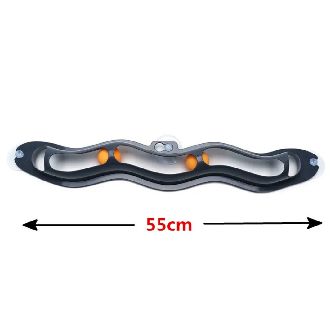 Brinquedo Túnel de Bolinhas com Ventosa para Gatos