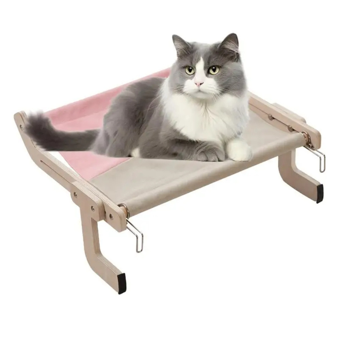 Cama Suspensa Pet Janeleira Ninho Elevado para Gatos