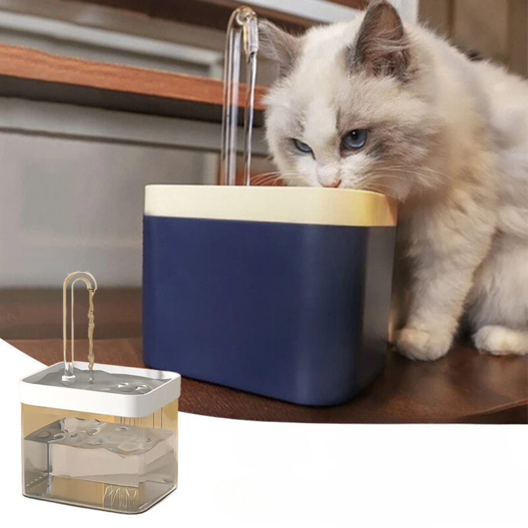 Fonte Bebedouro para Gatos com Filtragem Automática