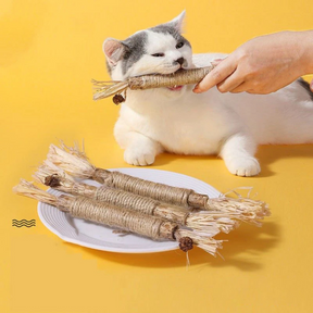 Palito Varinha de Morder Limpeza de Dentes para Gatos