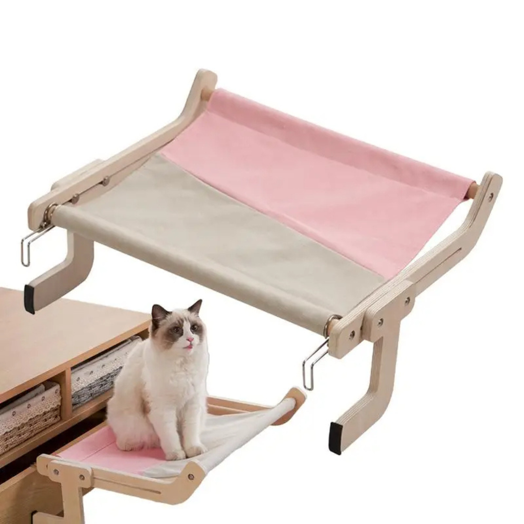 Cama Suspensa Pet Janeleira Ninho Elevado para Gatos