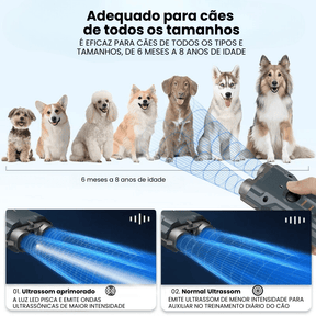 Dispositivo Anti Latido Ultrassônico Treinamento e Adestramento de Cachorros