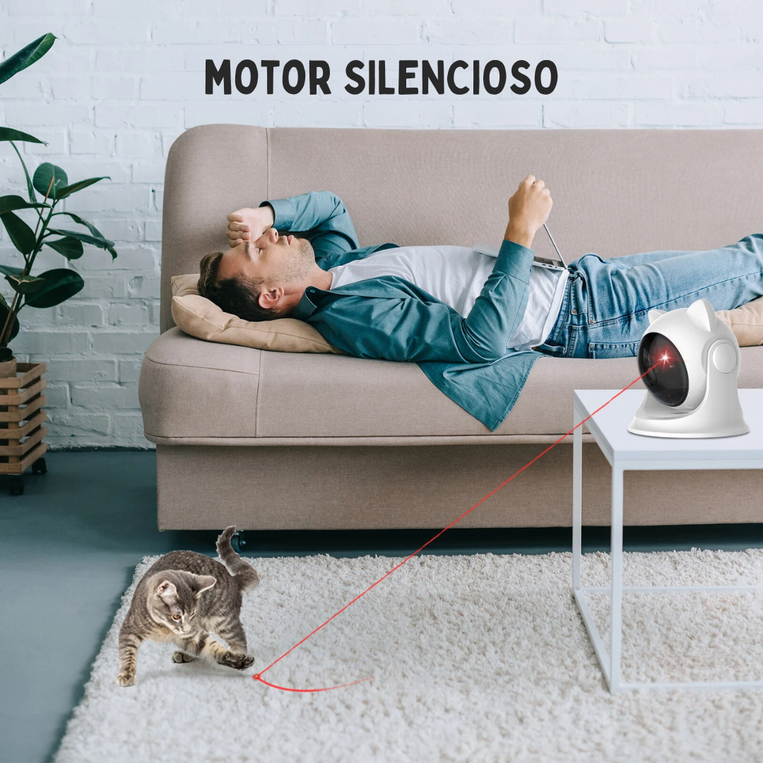 Brinquedo Laser Automático Inteligente com Detecção de Movimento