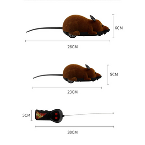 Brinquedo Ratinho Elétrico com Controle Remoto para Gatos