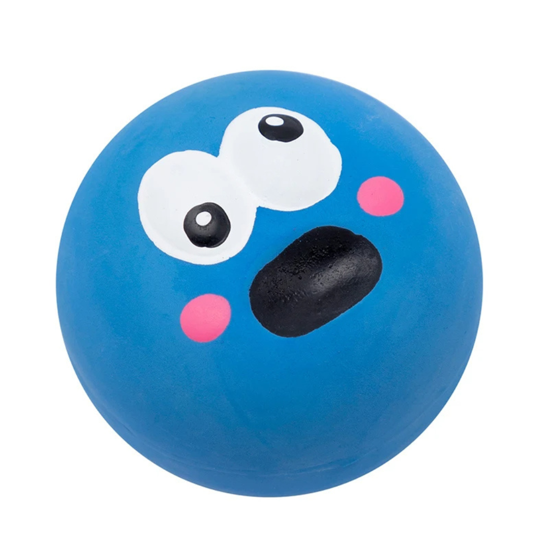 Bolinha Pet com Expressões Bola de Látex para Cachorros