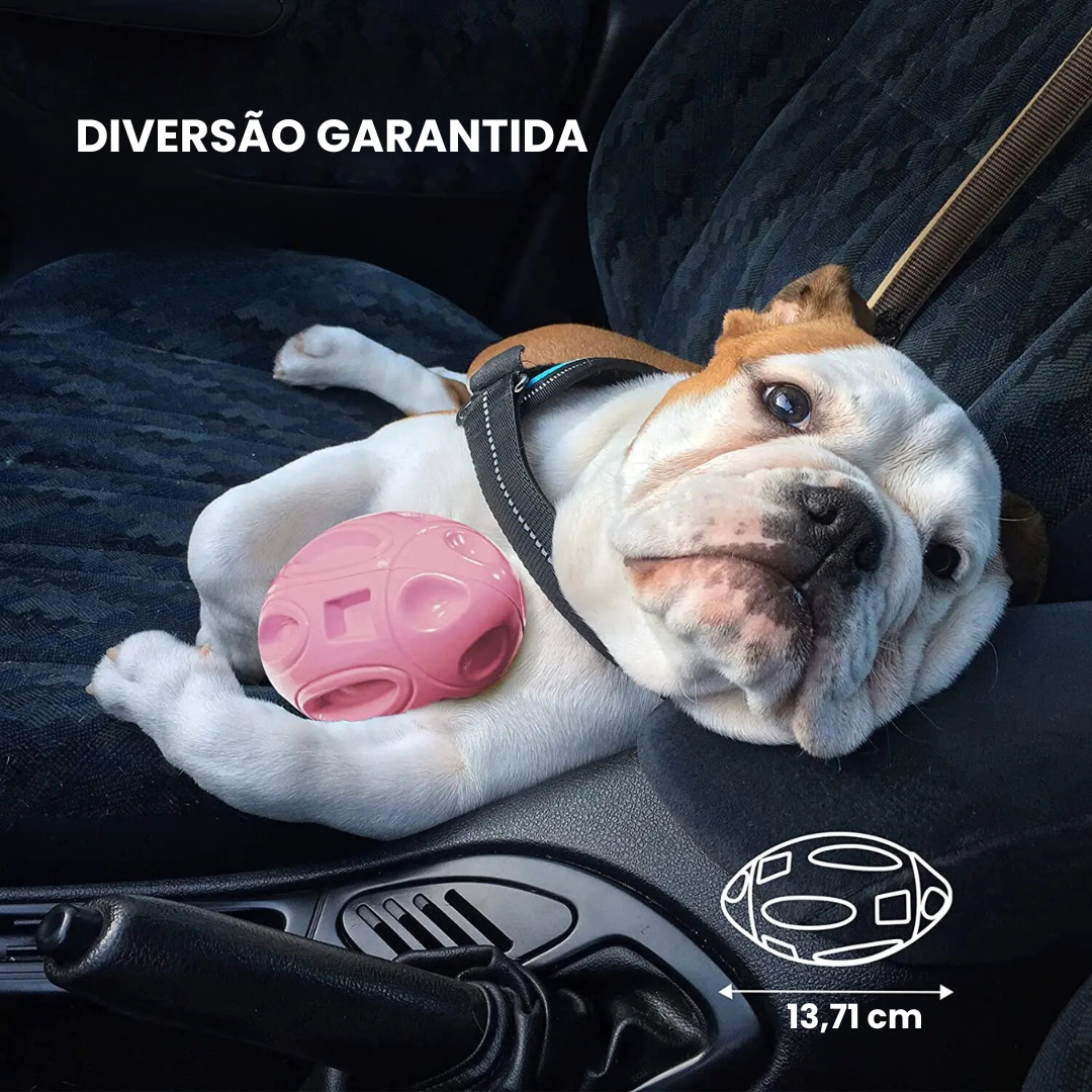 Brinquedo Bola Resistente com Som para Cachorro