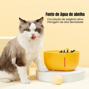 Fonte Bebedouro Formato de Abelha para Gatos