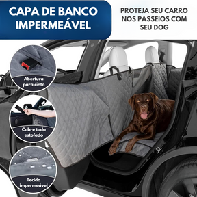 Capa de Banco Impermeável para Transporte de Cães