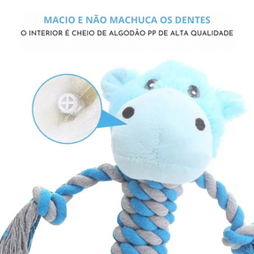 Brinquedo Mordedor Corda Resistente para Cachorros