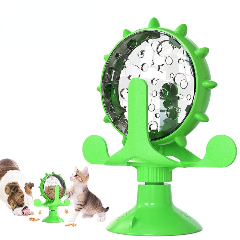 Dispenser Giratório de Ração para Cães e Gatos