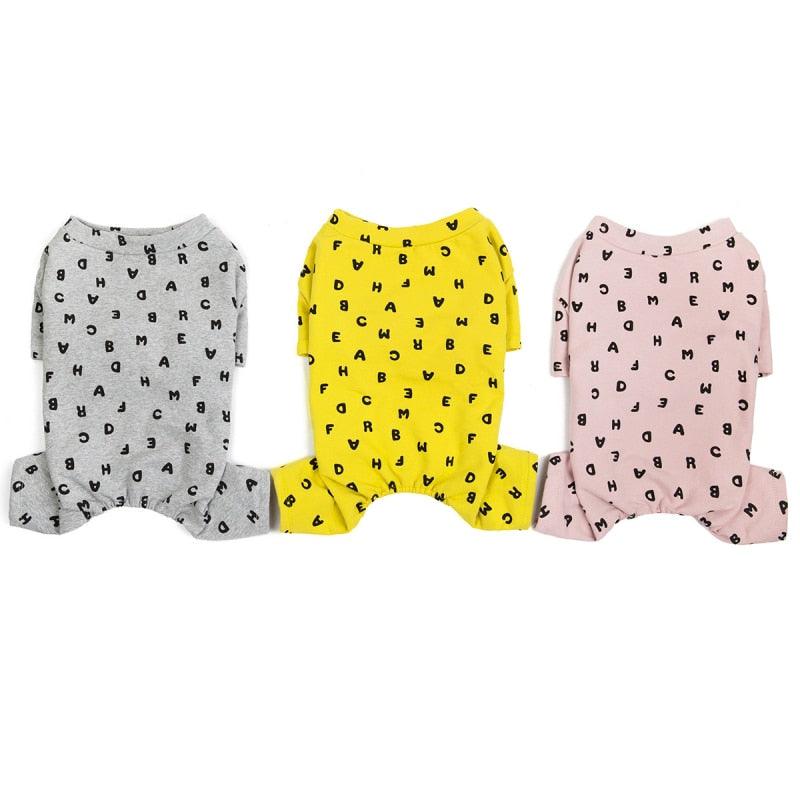 Pijama Pet Letrinhas