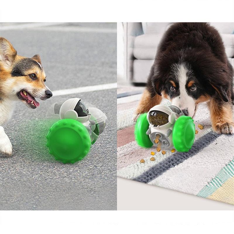 Brinquedo Robozinho Carrinho Dispenser de Ração para Cães e Gatos